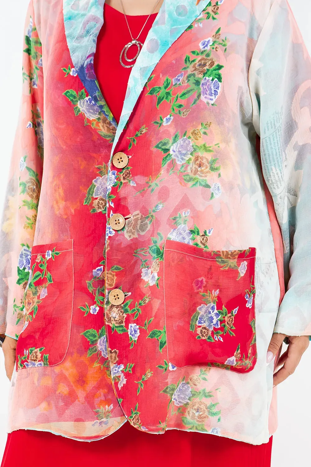 5858 Bliss Art Silk Reversible Jkt-A