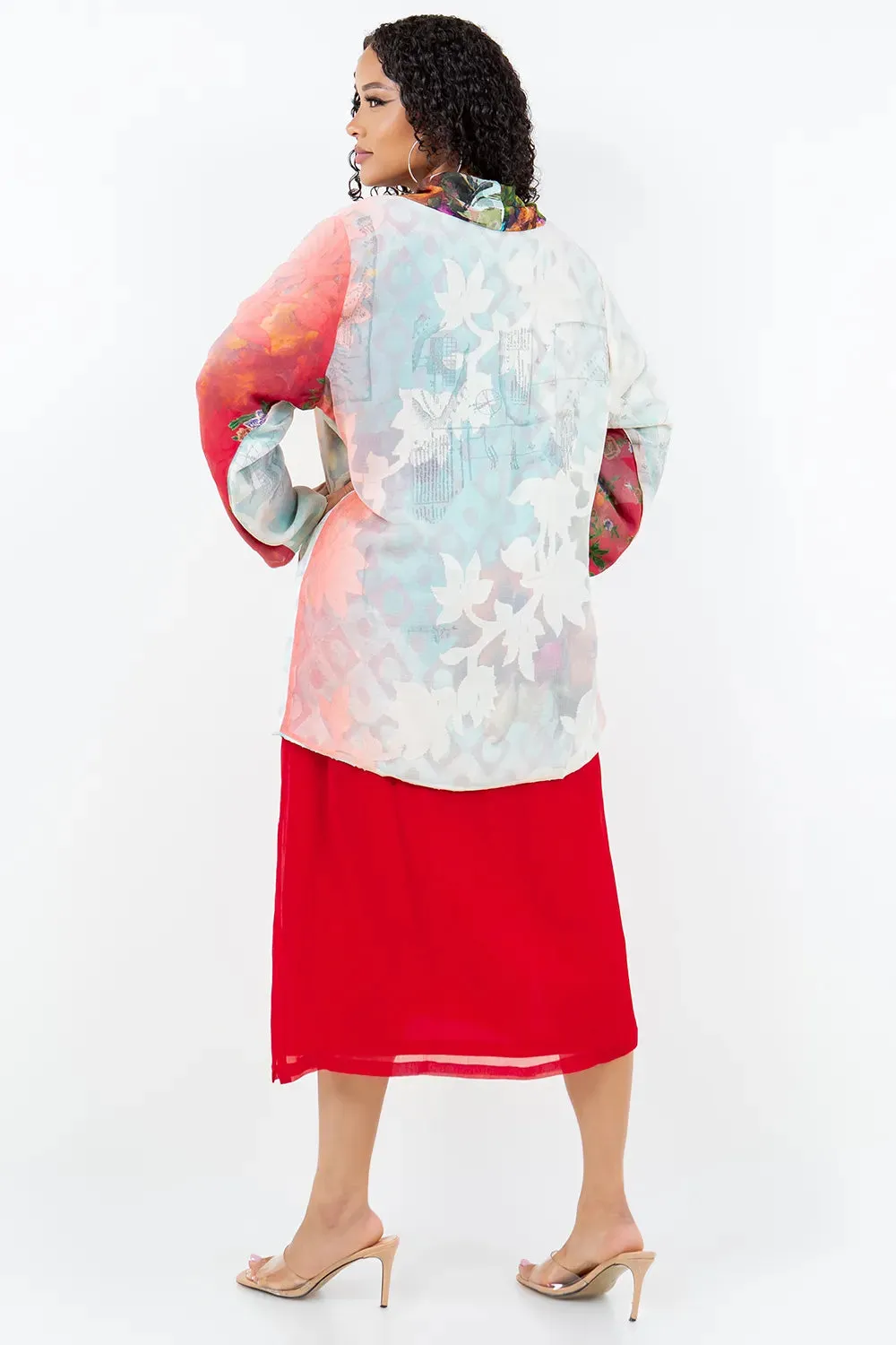 5858 Bliss Art Silk Reversible Jkt-A