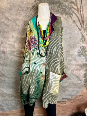 5858 Bliss Art Silk Reversible Jkt-A