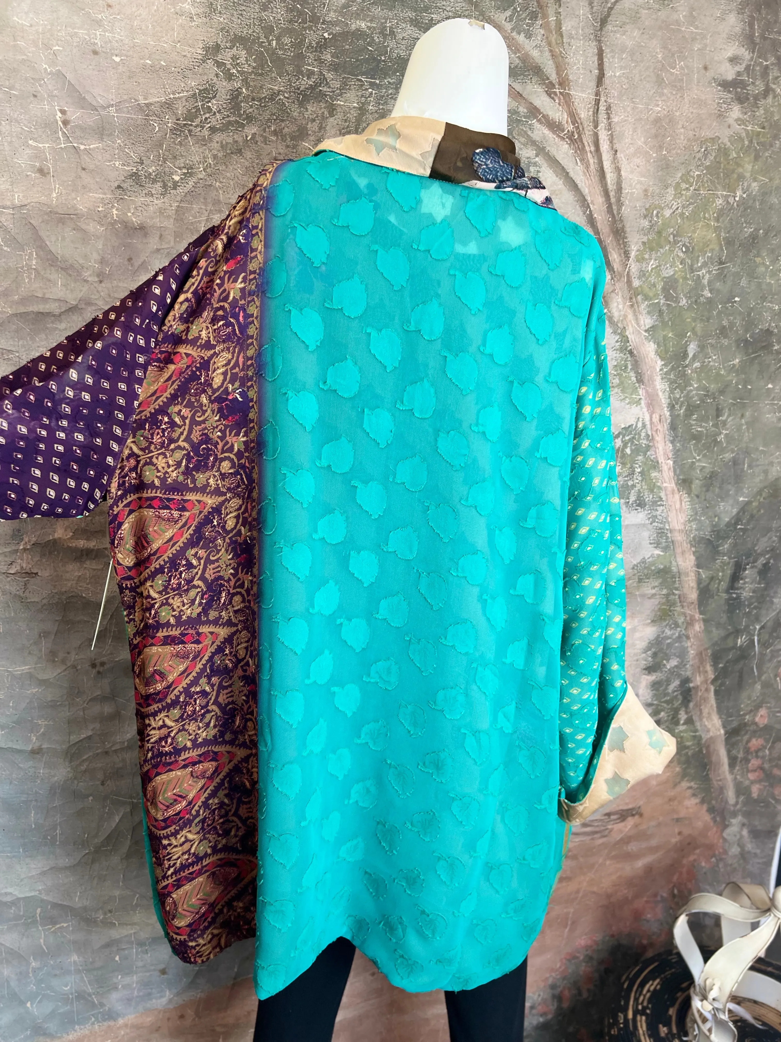 5858 Bliss Art Silk Reversible Jkt-B