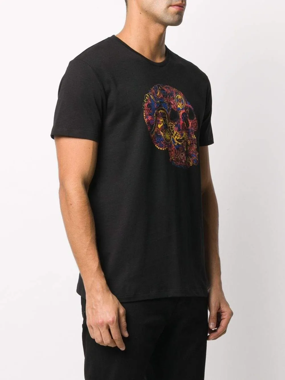 Alexander McQueen Black London Skull Print T-Shirt