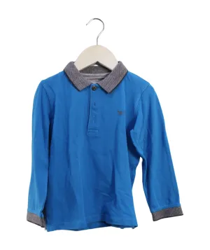 Armani Long Sleeve Polo 4T (106cm)