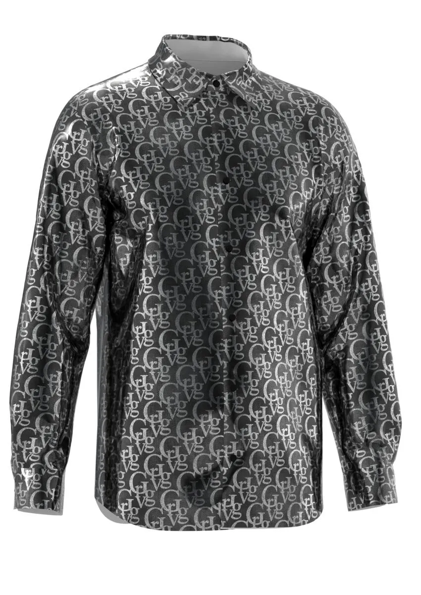 Avenue George V Paris Anthracite Silk Polo