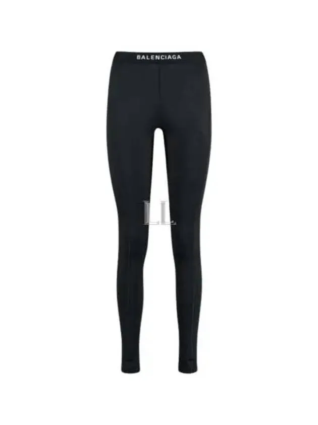 Balenciaga Athletic Leggings Pans Black