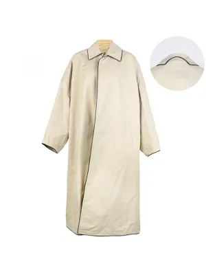 Balenciaga Cocoon Belted Coat Beige