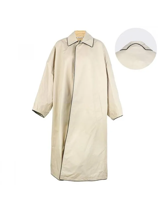 Balenciaga Cocoon Belted Coat Beige
