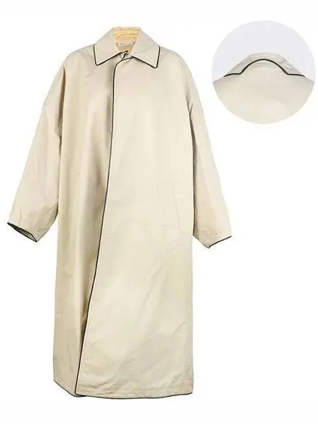 Balenciaga Cocoon Belted Coat Beige