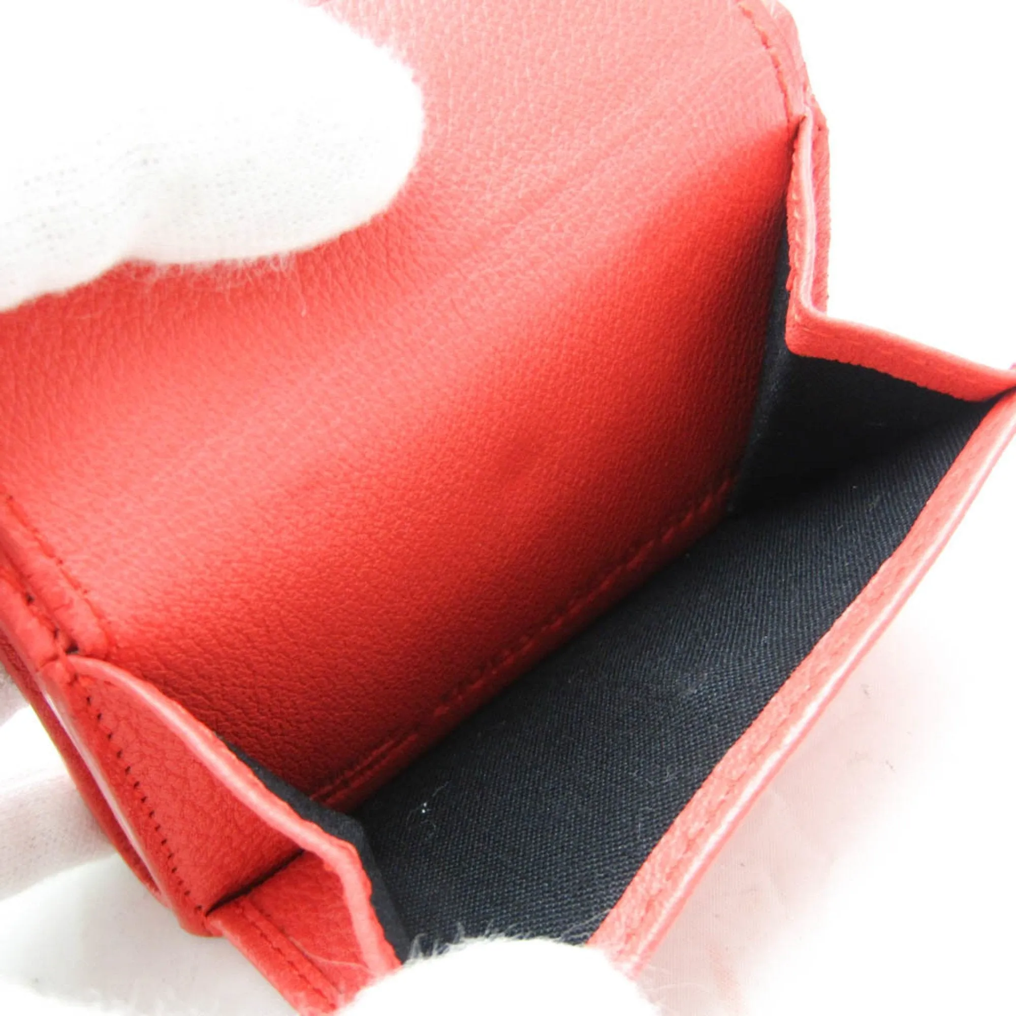 Balenciaga Essential Orange Leather Accessories