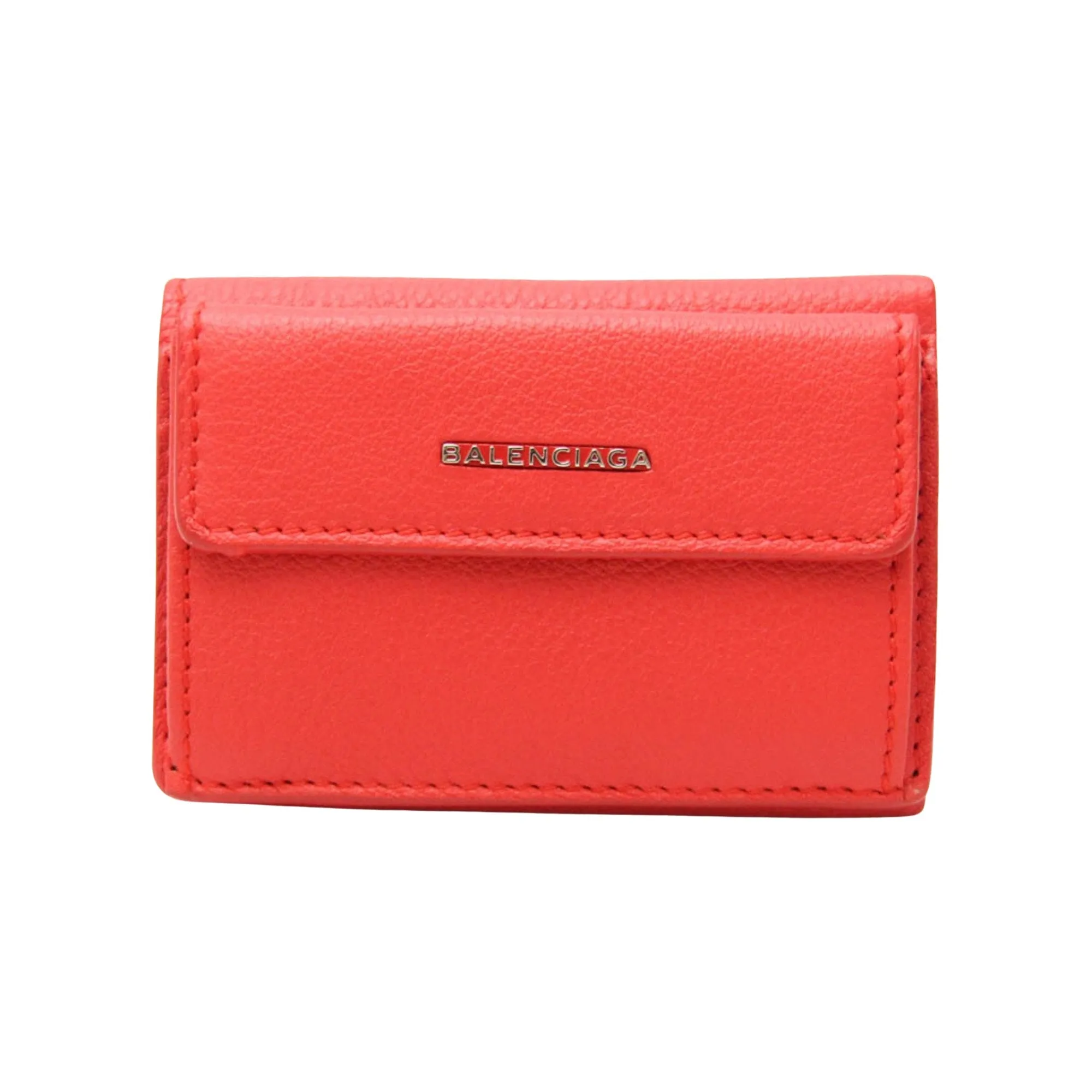 Balenciaga Essential Orange Leather Accessories