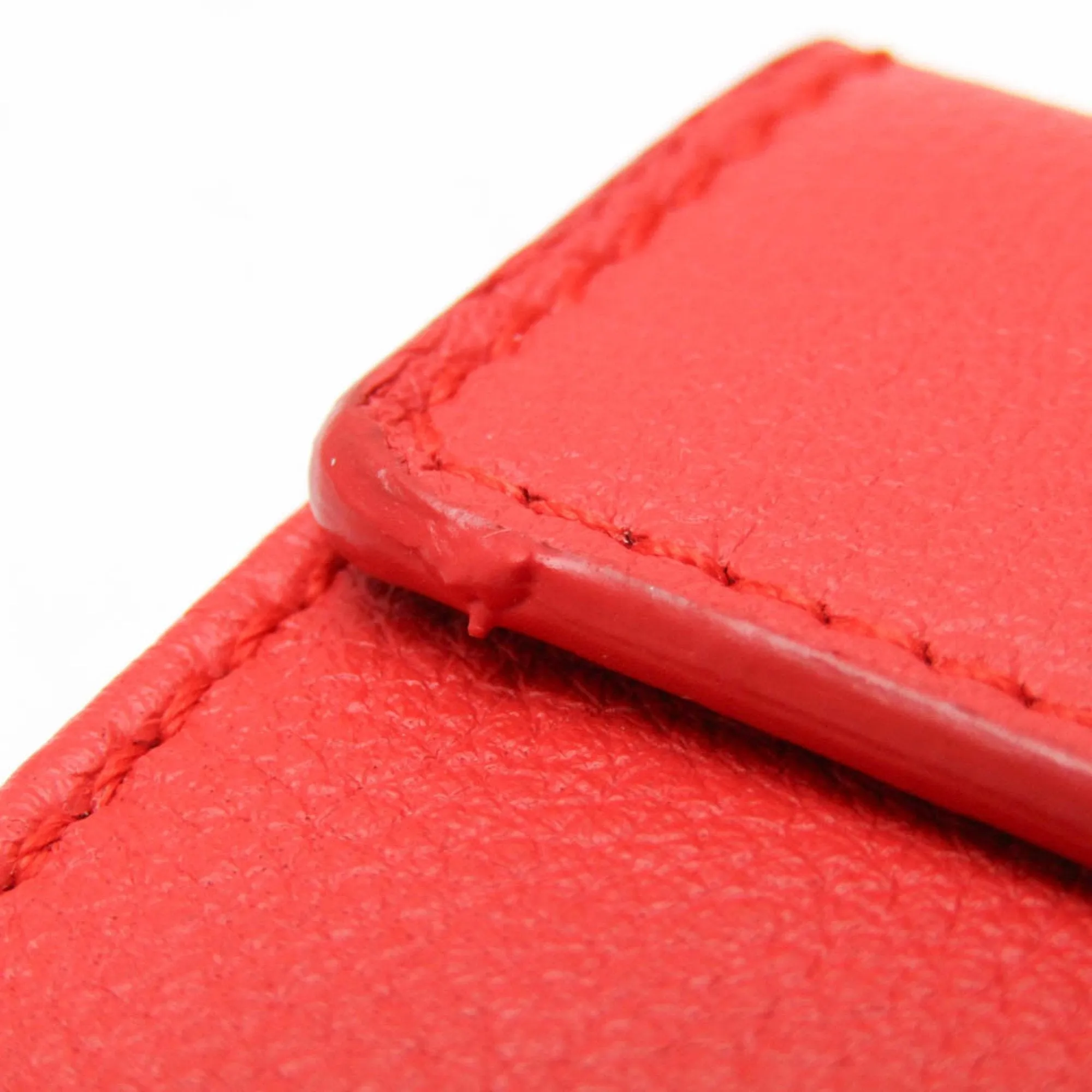 Balenciaga Essential Orange Leather Accessories