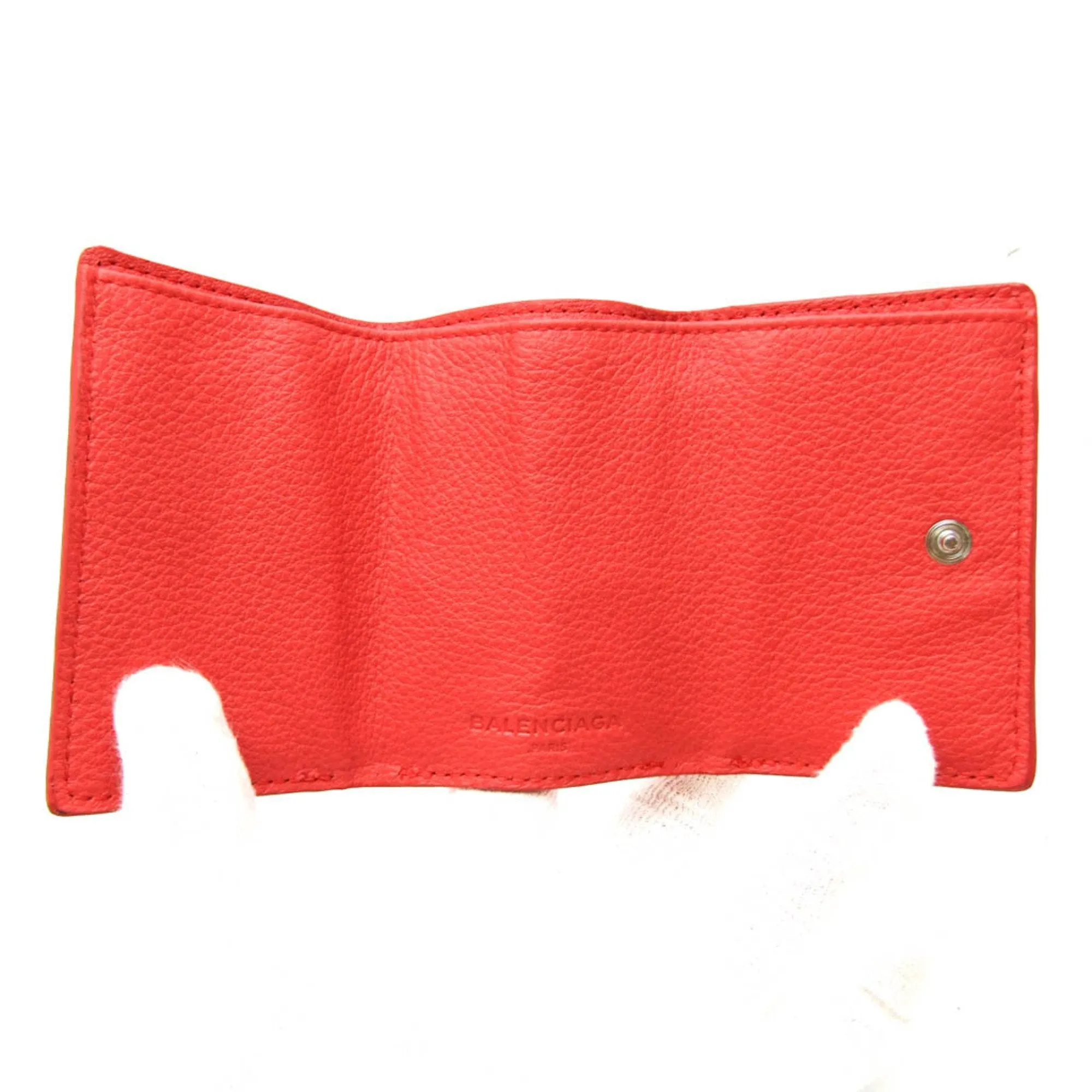 Balenciaga Essential Orange Leather Accessories