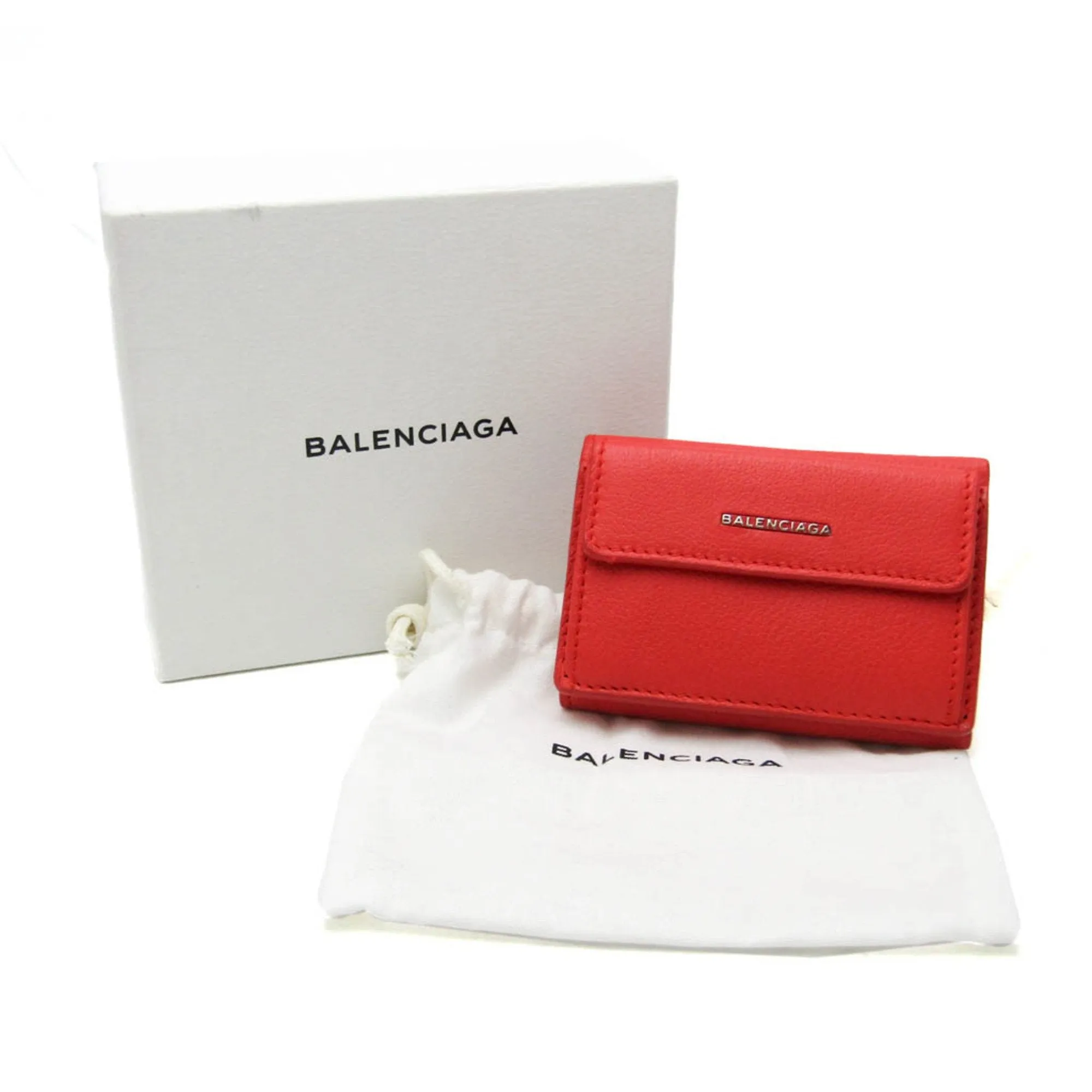 Balenciaga Essential Orange Leather Accessories