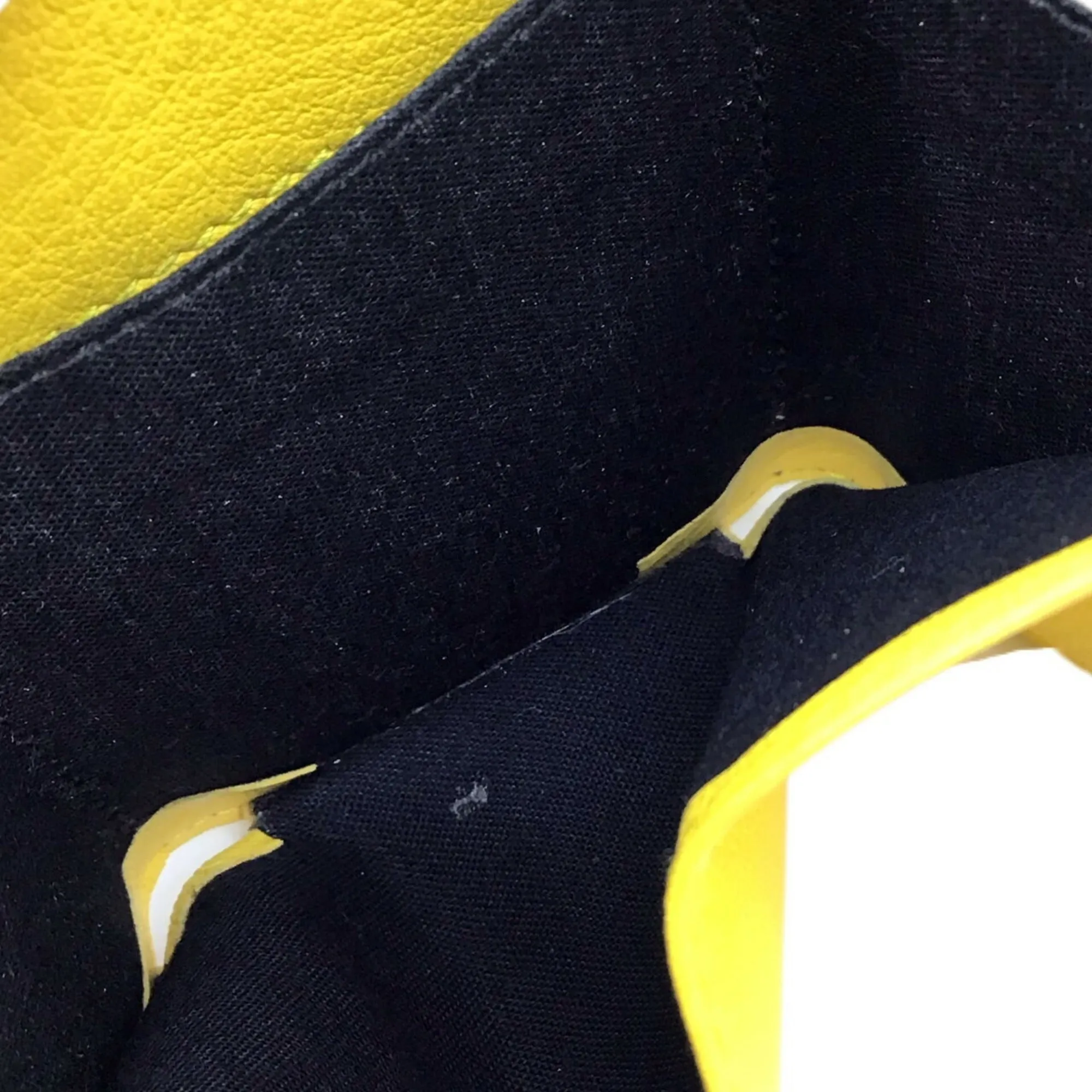 Balenciaga Papier Yellow Leather Accessories