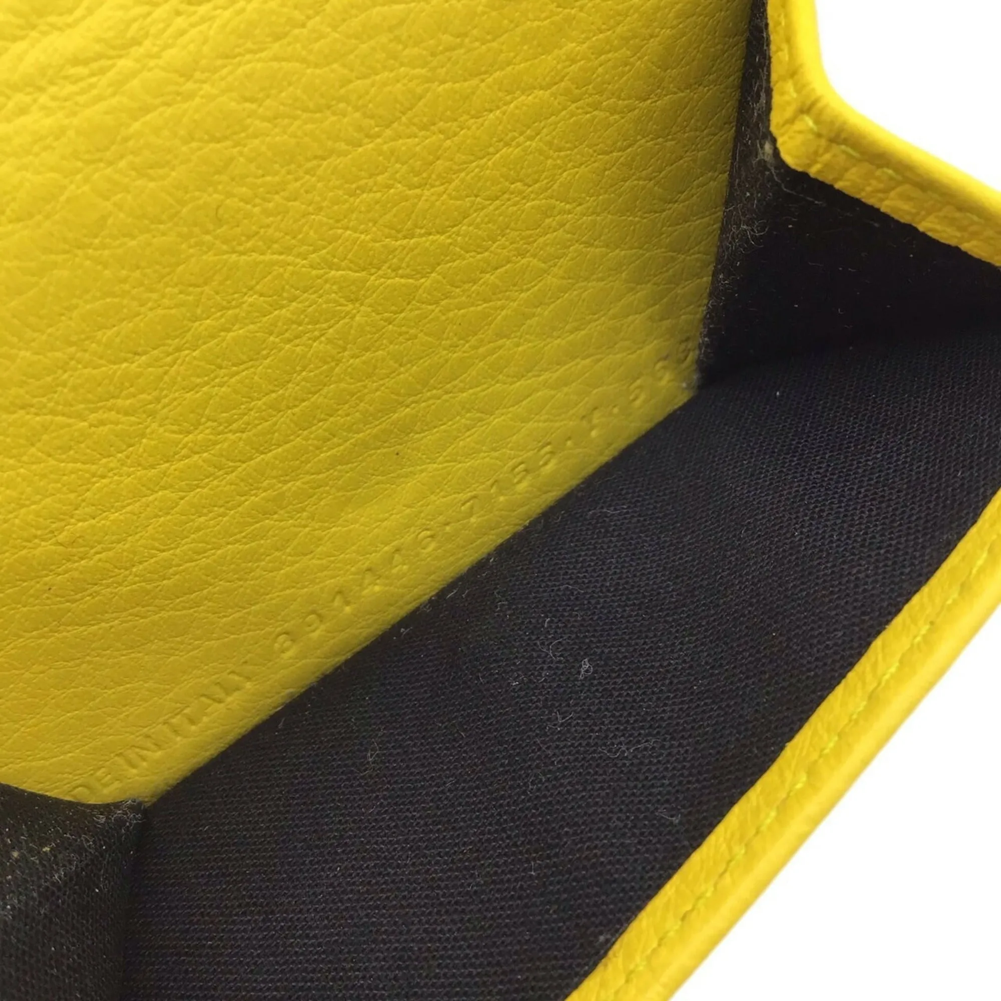 Balenciaga Papier Yellow Leather Accessories