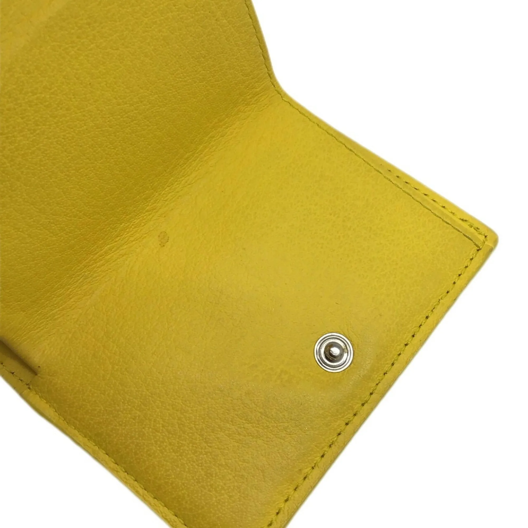 Balenciaga Papier Yellow Leather Accessories