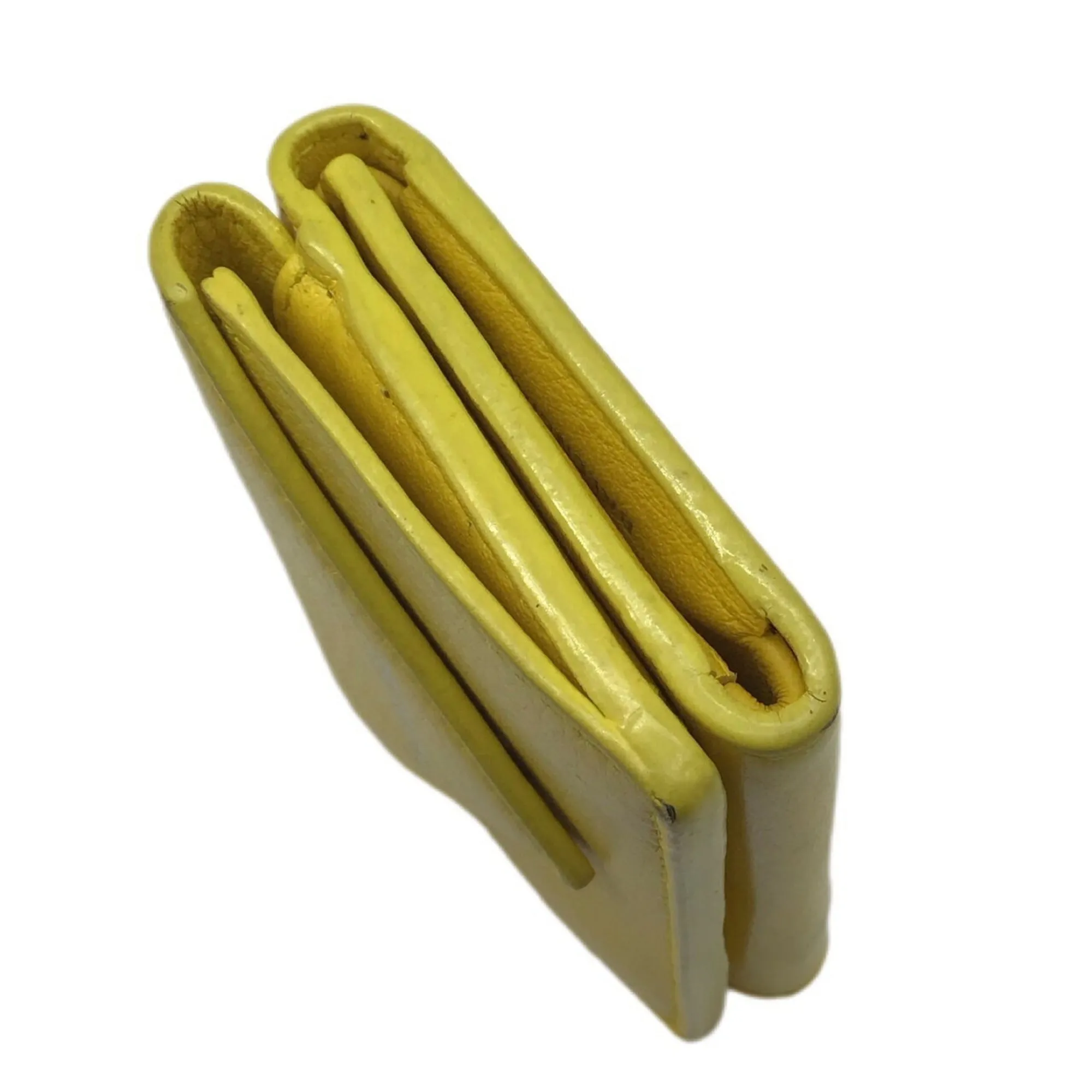 Balenciaga Papier Yellow Leather Accessories