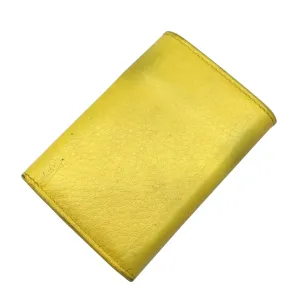 Balenciaga Papier Yellow Leather Accessories