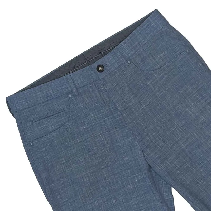 Blue Performance Linen Pant - Connor Fit | Ballin