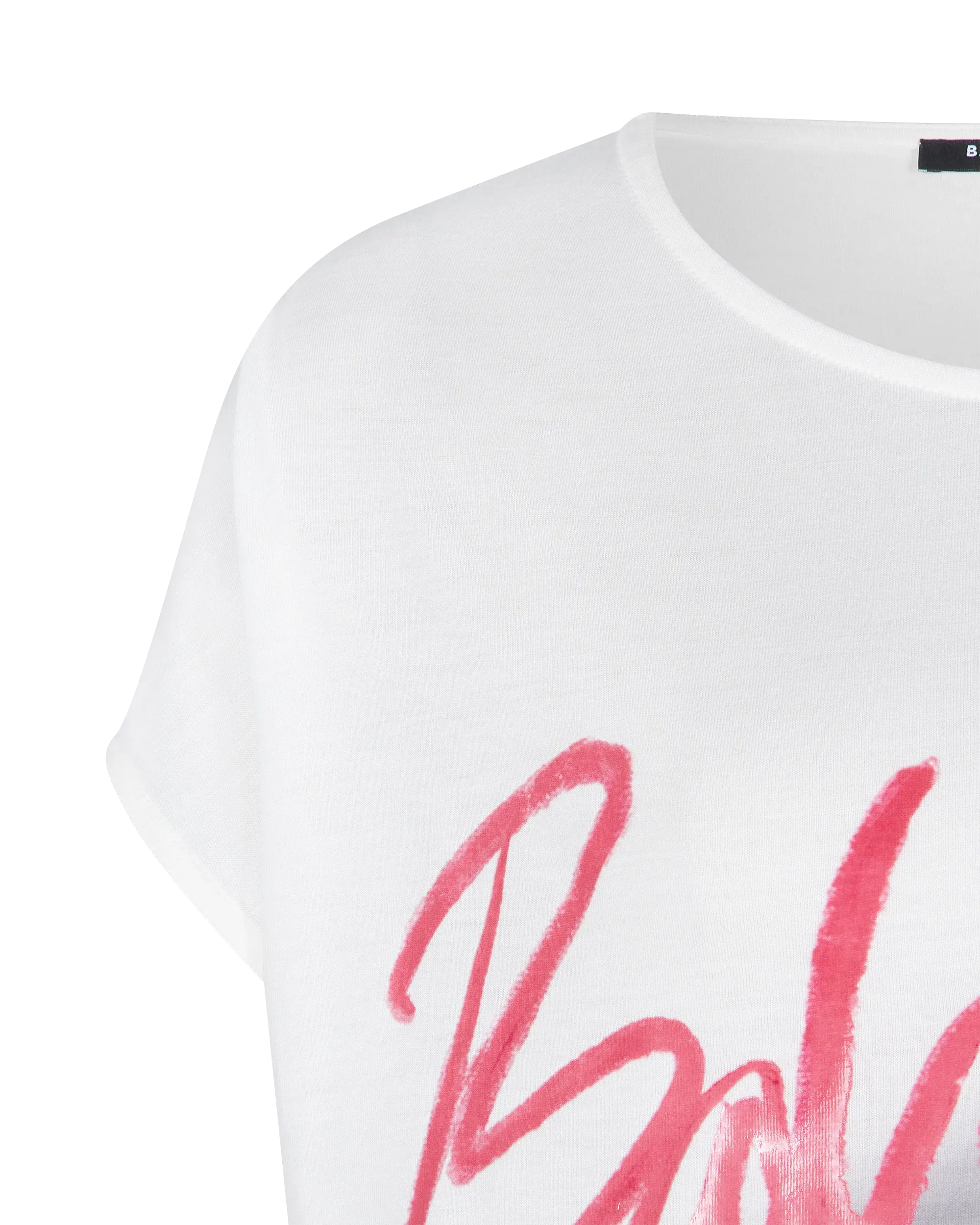 Boatneck Balmain Eye Print T-Shirt