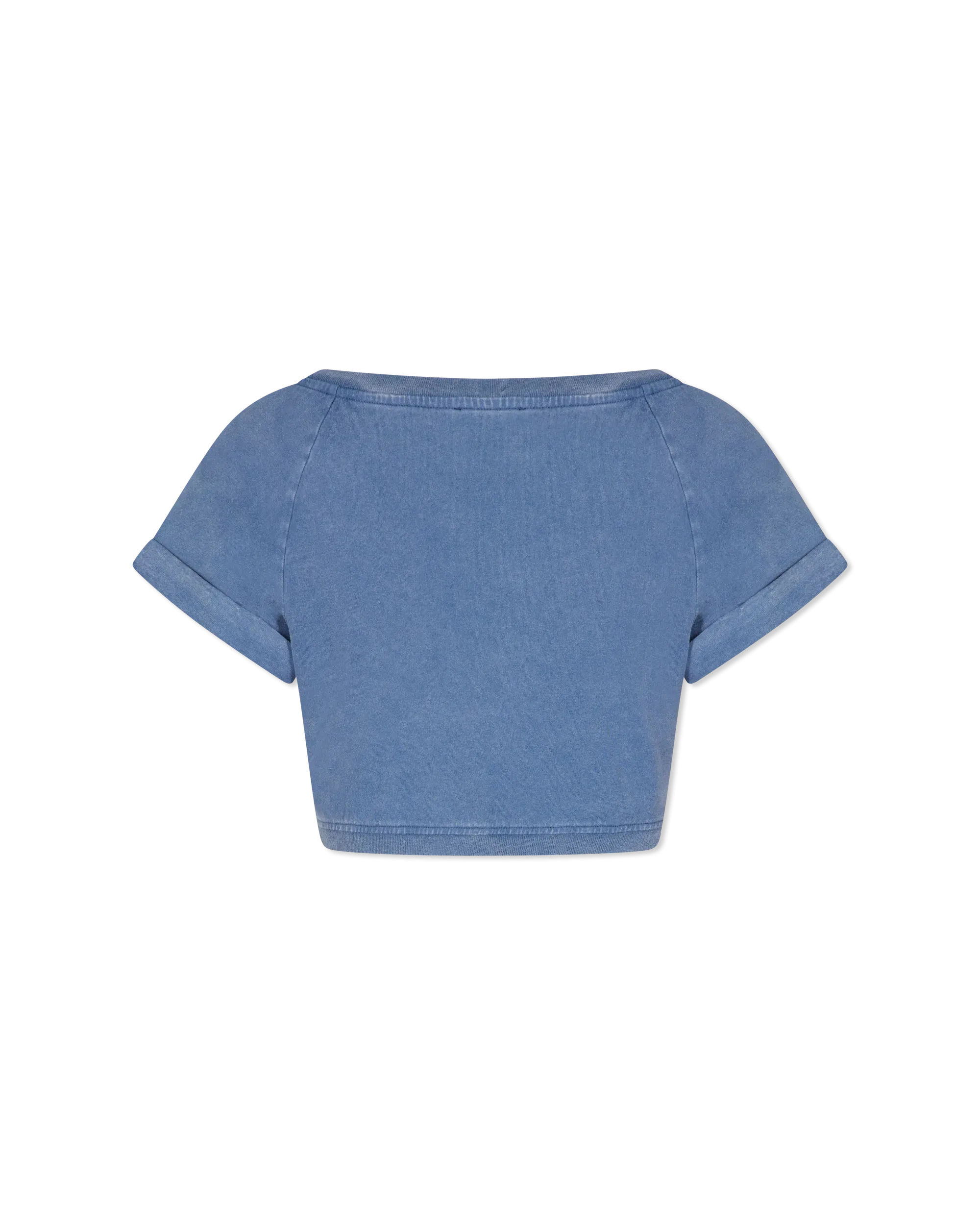Cropped Balmain Couture Embroidered T-Shirt