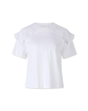 Eyelet Embroidered T-Shirt