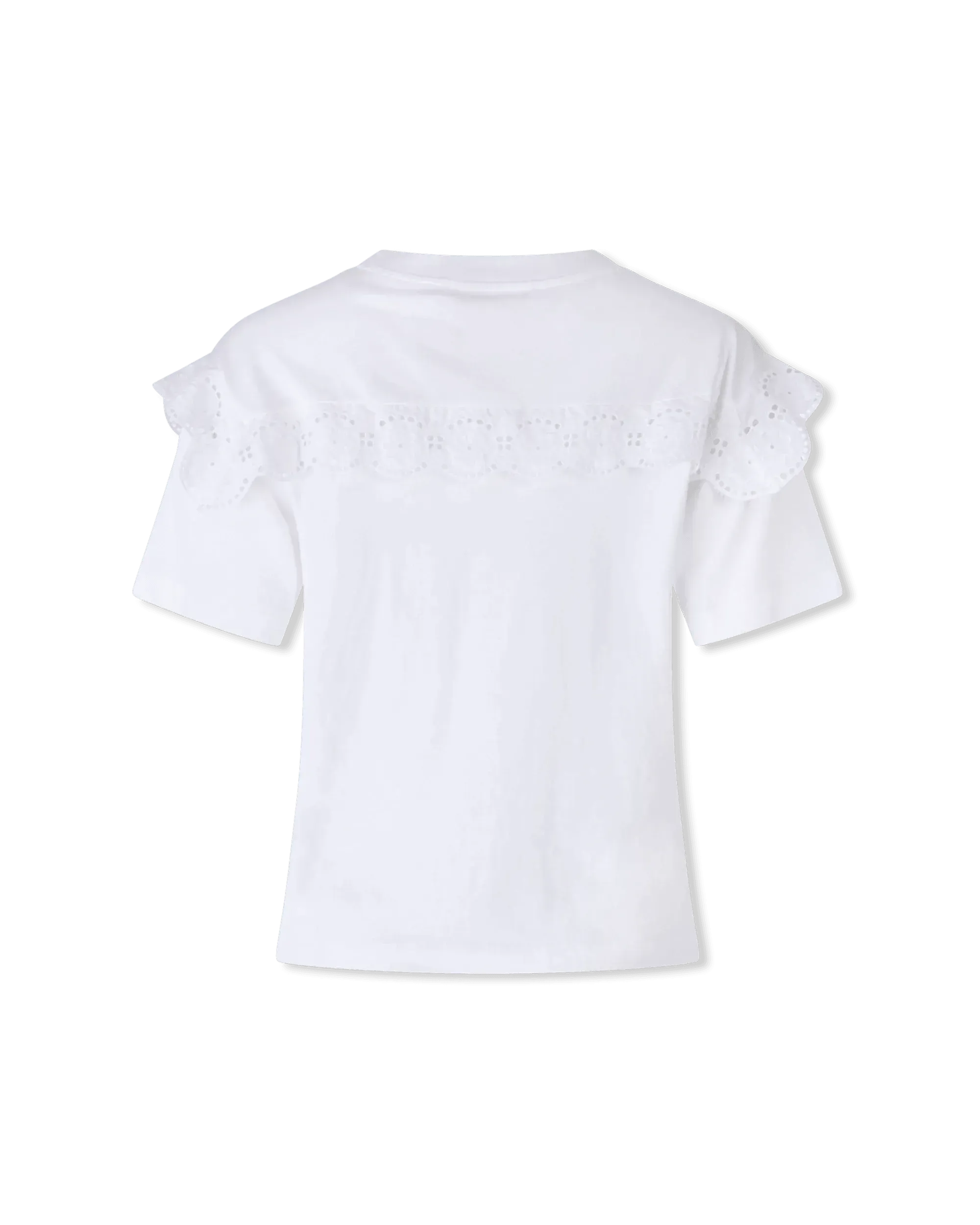Eyelet Embroidered T-Shirt