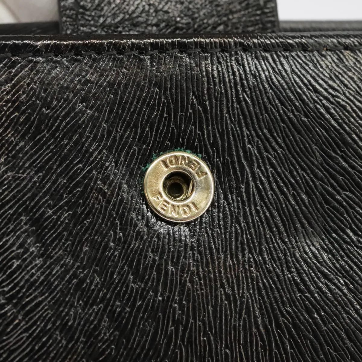 Fendi FENDIGRAPHY Black Leather Accessories