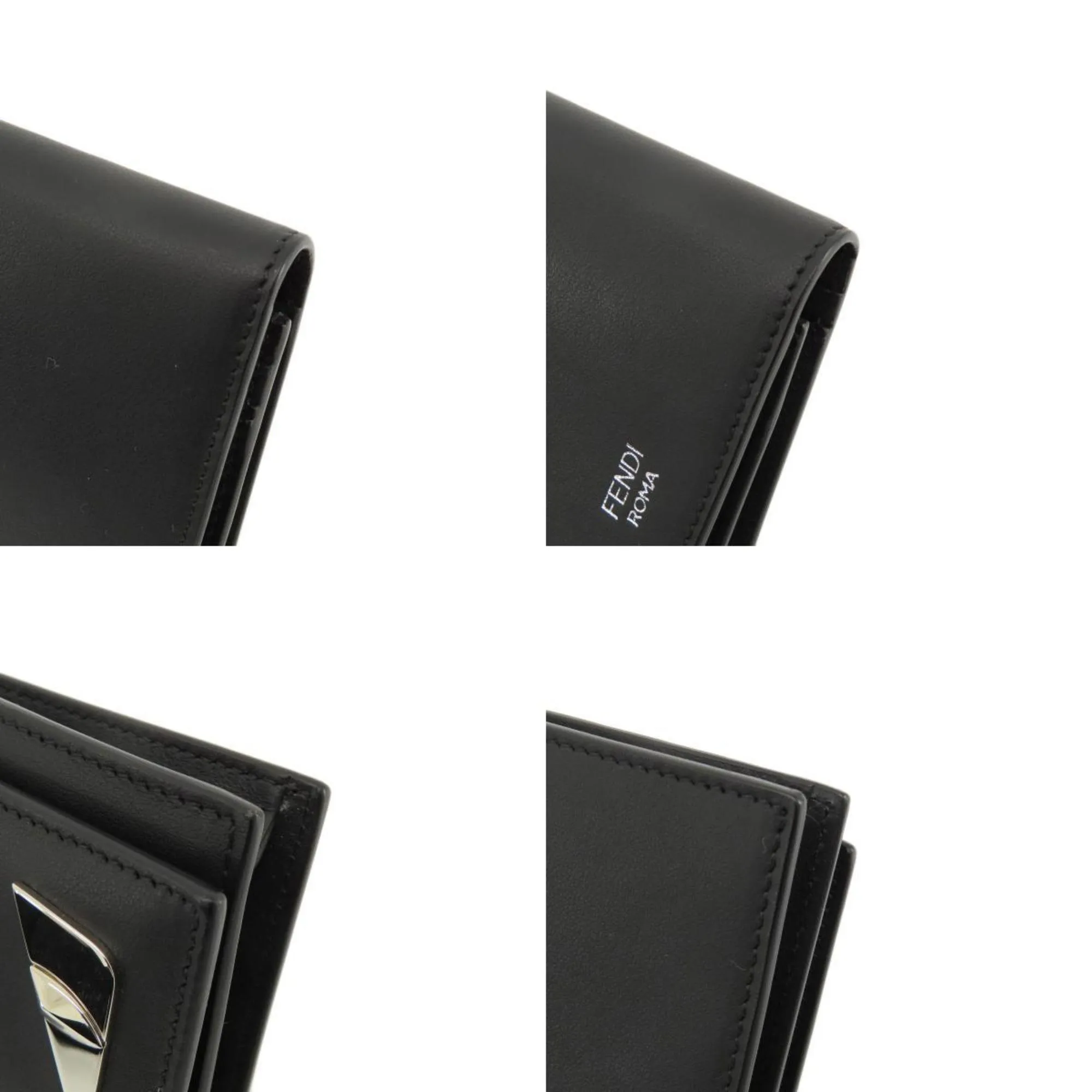 Fendi Monster Black Leather Accessories