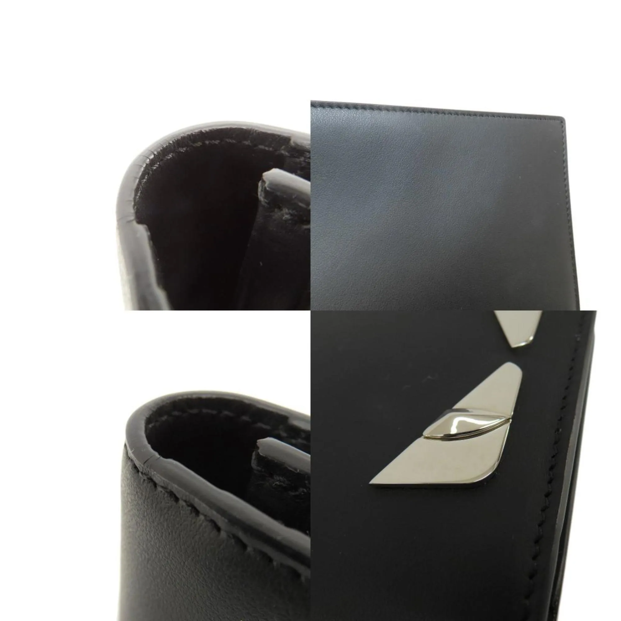 Fendi Monster Black Leather Accessories
