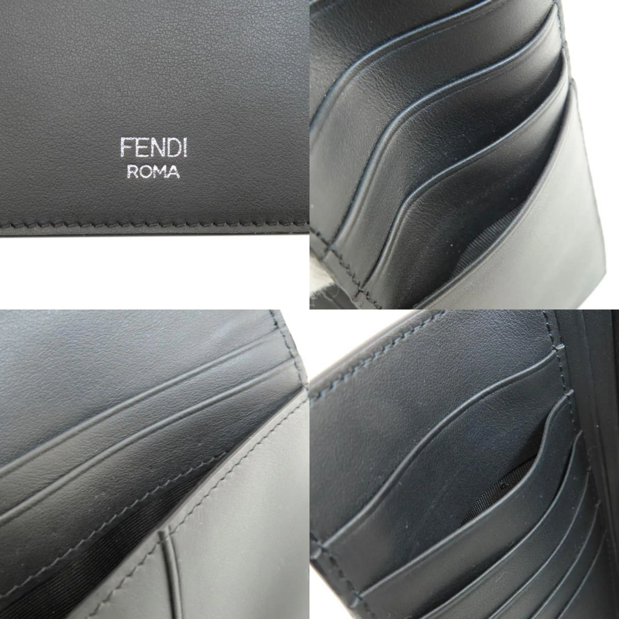 Fendi Monster Black Leather Accessories
