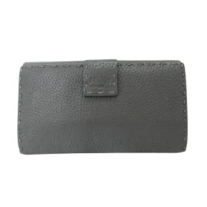 Fendi Selleria Grey Leather Accessories