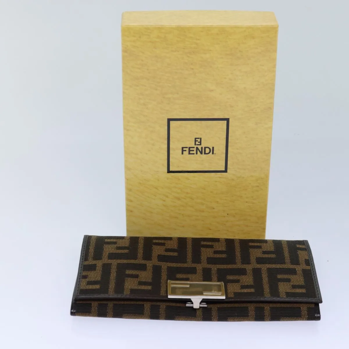 Fendi Zucca Brown Canvas Accessories