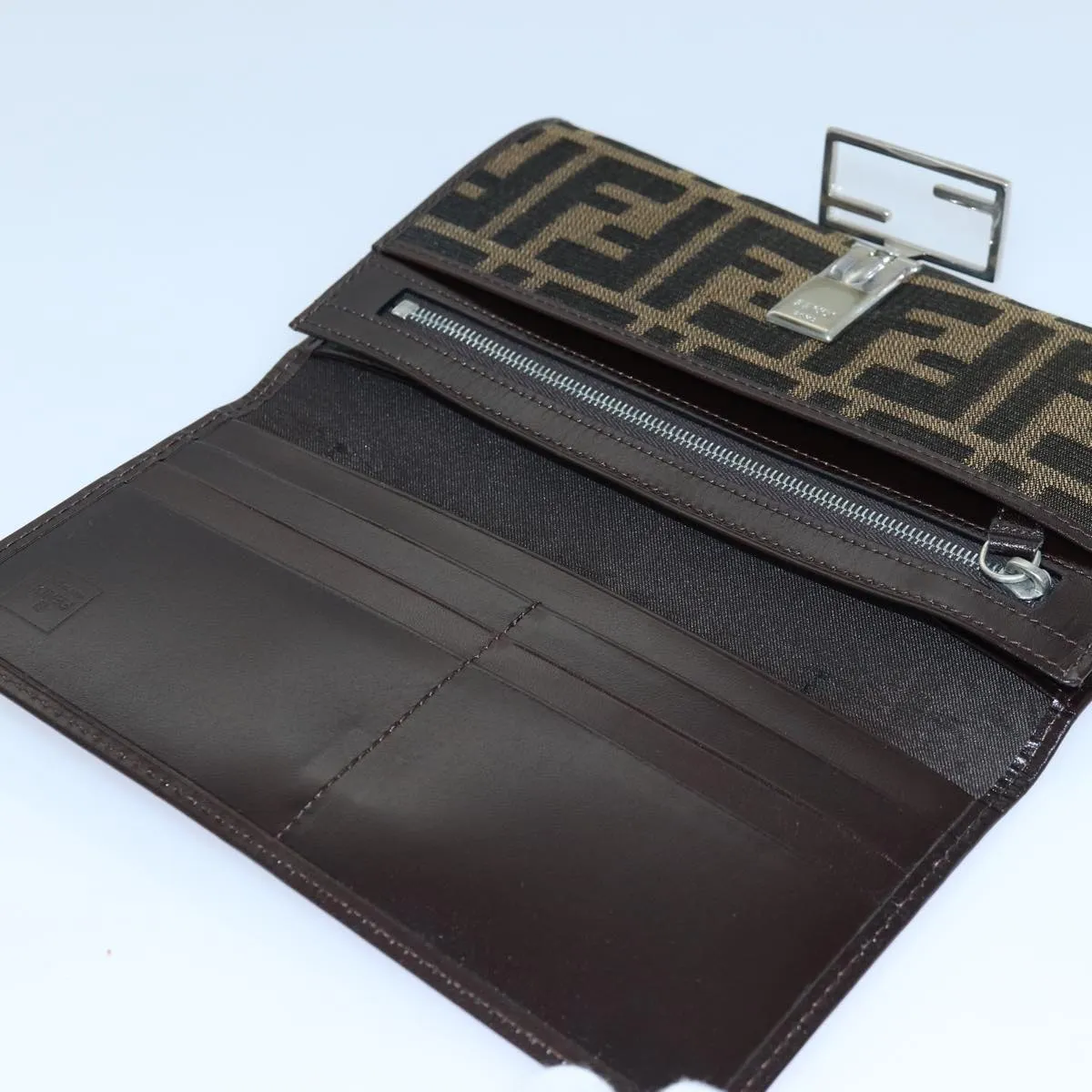 Fendi Zucca Brown Canvas Accessories