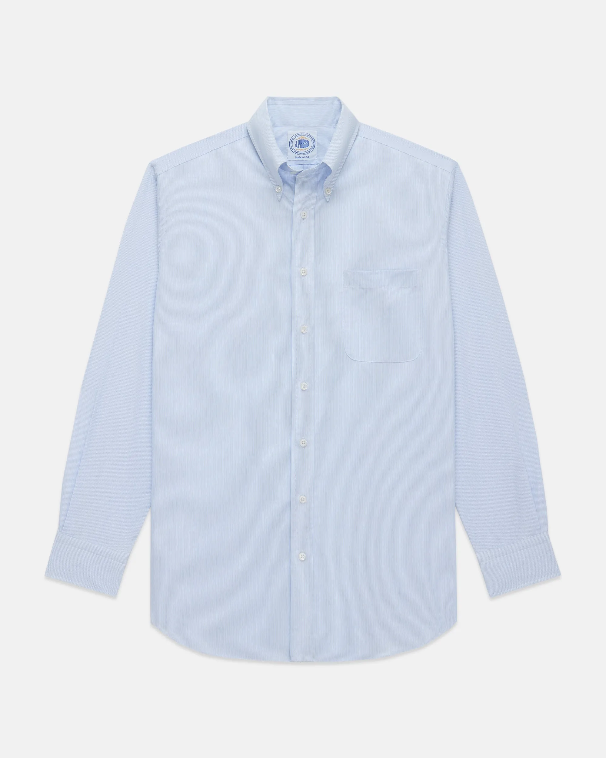 GOLD LABEL DRESS SHIRT - BLUE PINSTRIPE