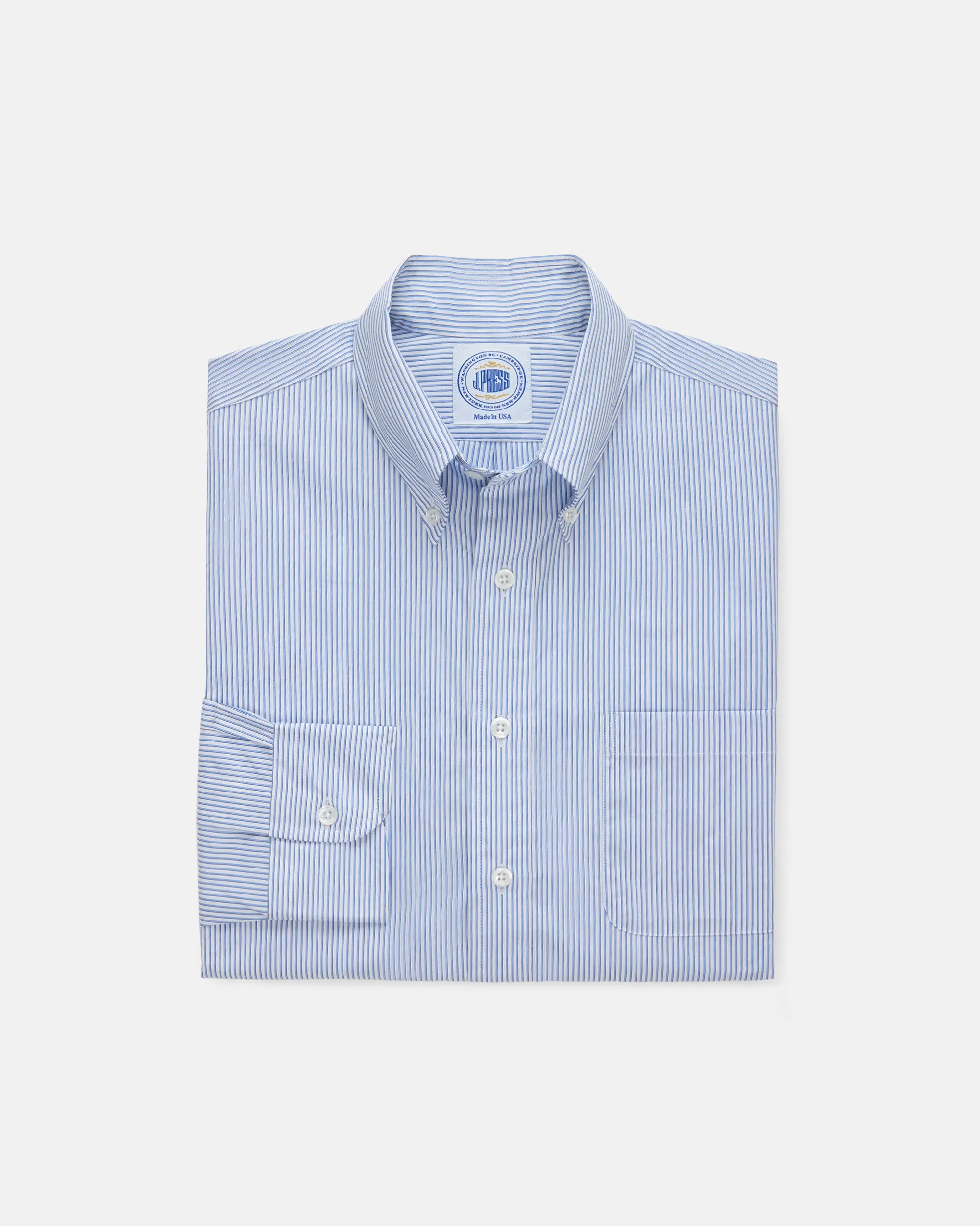 GOLD LABEL DRESS SHIRT - BLUE SHADOW STRIPE