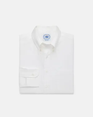 GOLD LABEL DRESS SHIRT - WHITE ROYAL OXFORD