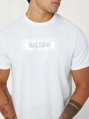 Guess Metallic Deboss Logo Tee