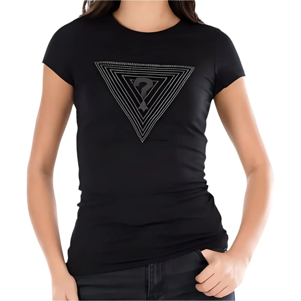 Guess Triangle Maze Tee