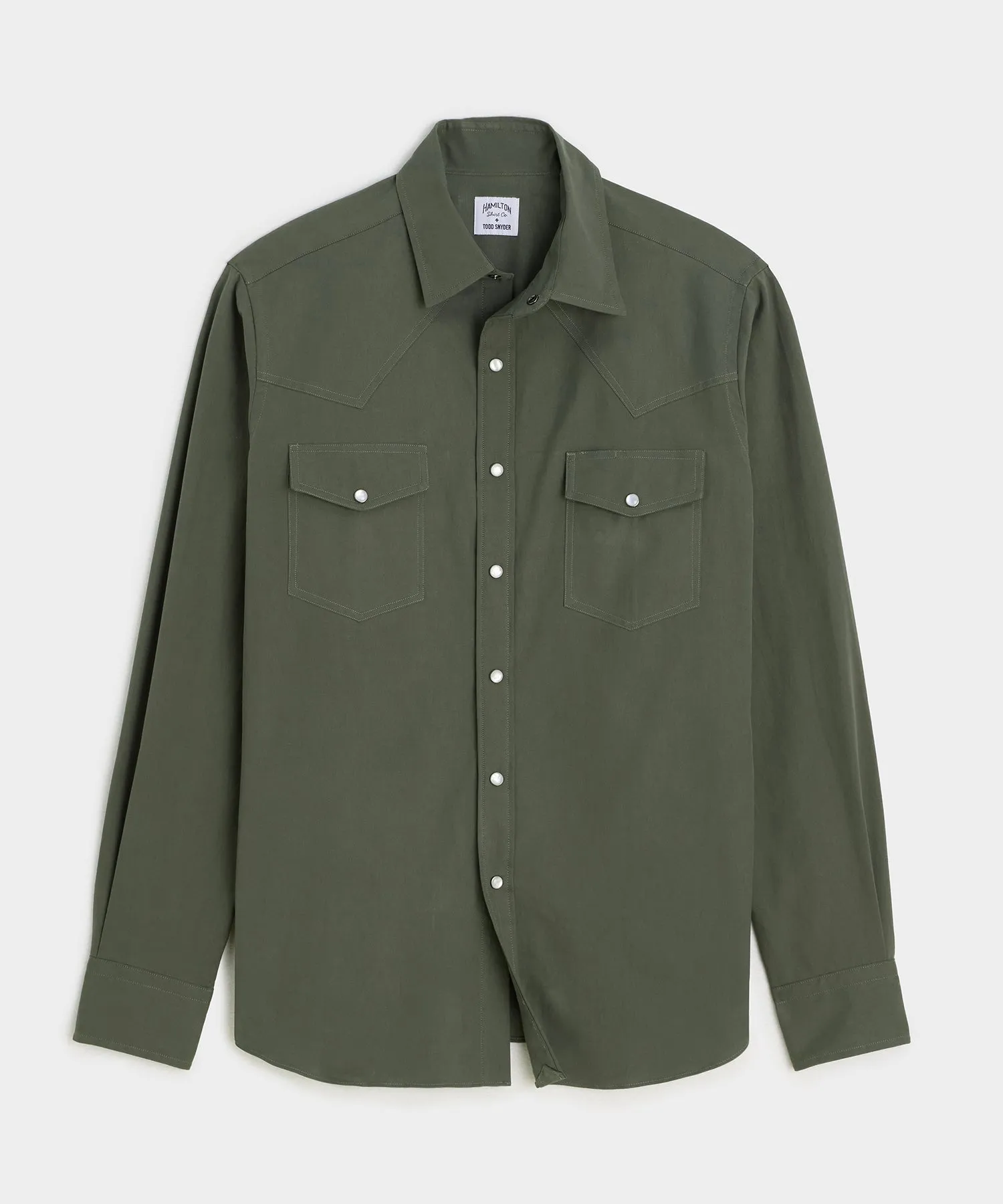 Hamilton   Todd Snyder Twill Western Shirt