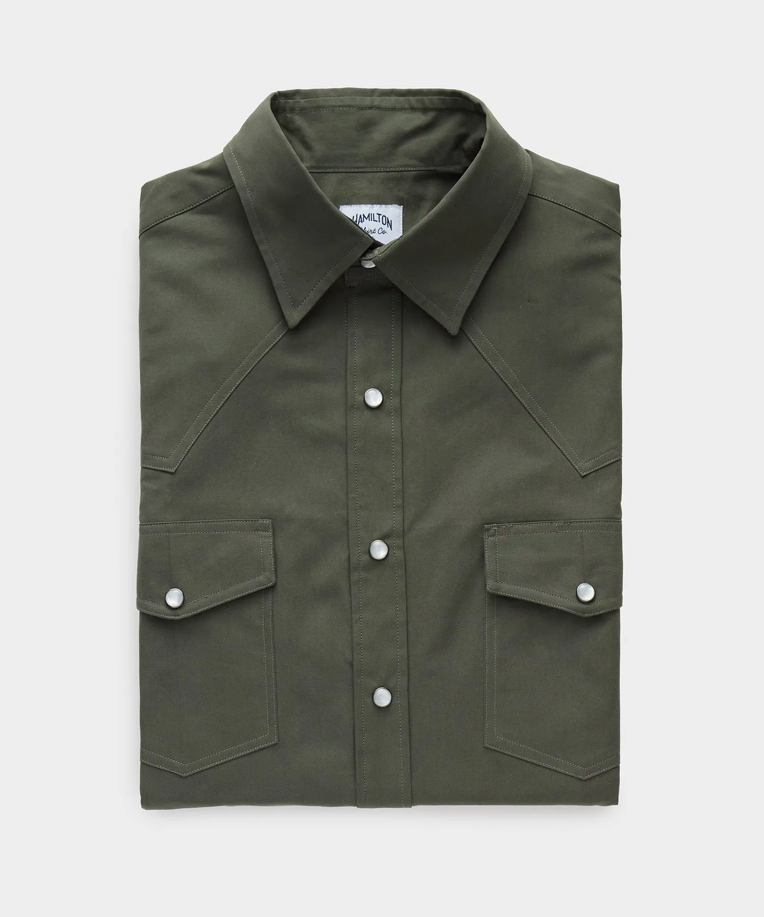 Hamilton   Todd Snyder Twill Western Shirt