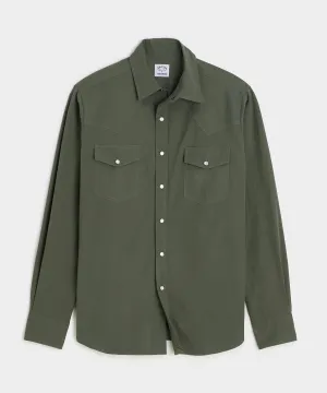Hamilton   Todd Snyder Twill Western Shirt