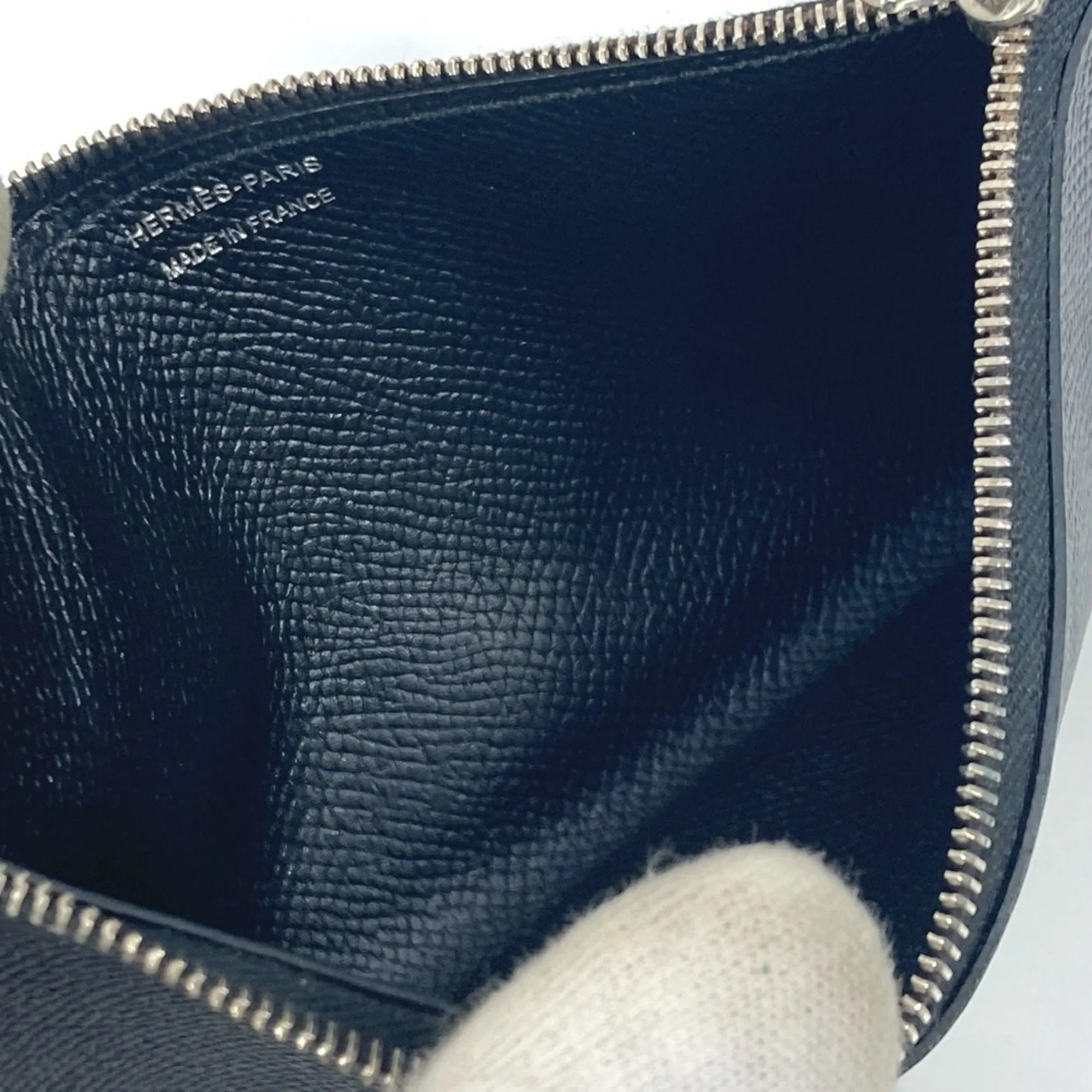 Herms Passant Black Leather Accessories