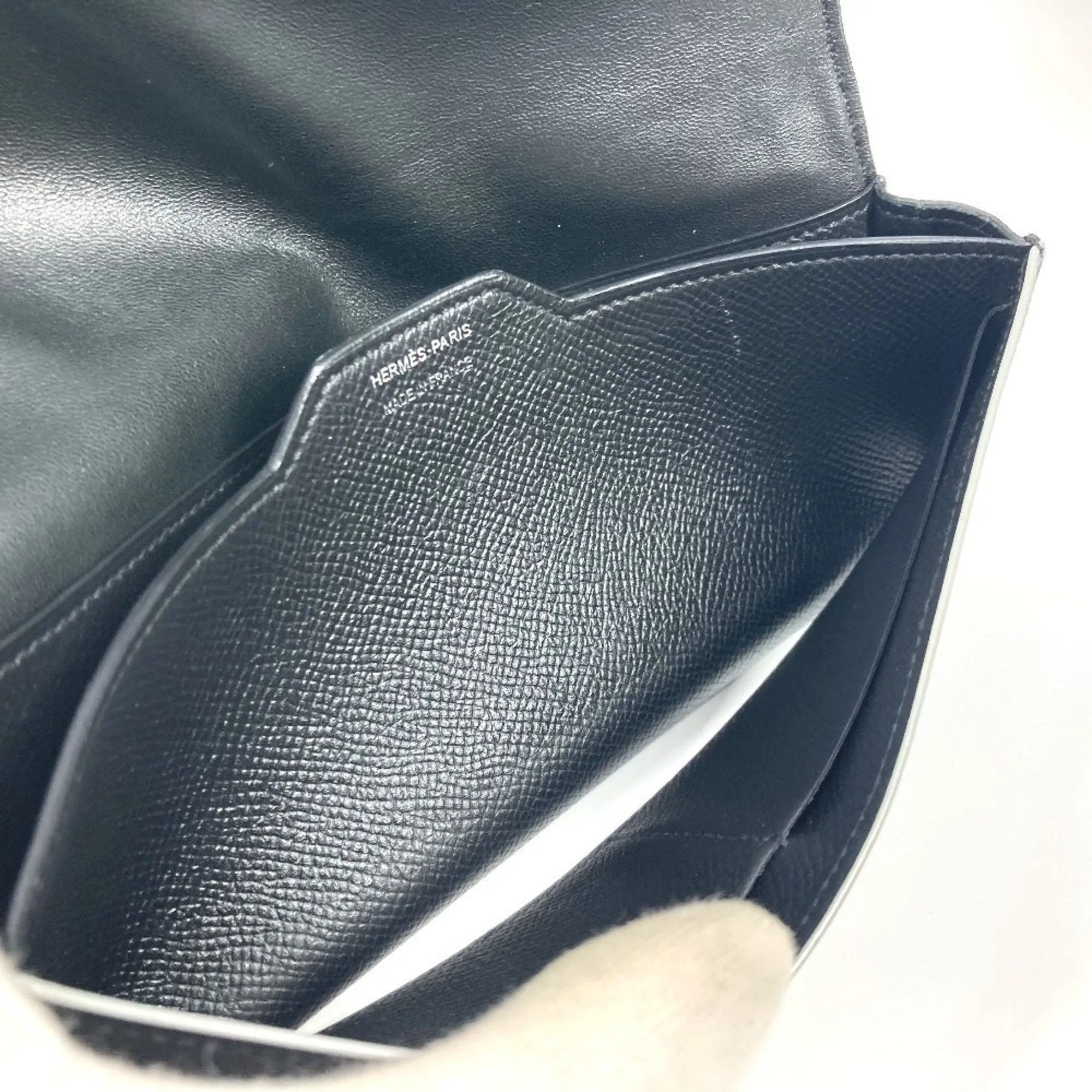Herms Passant Black Leather Accessories