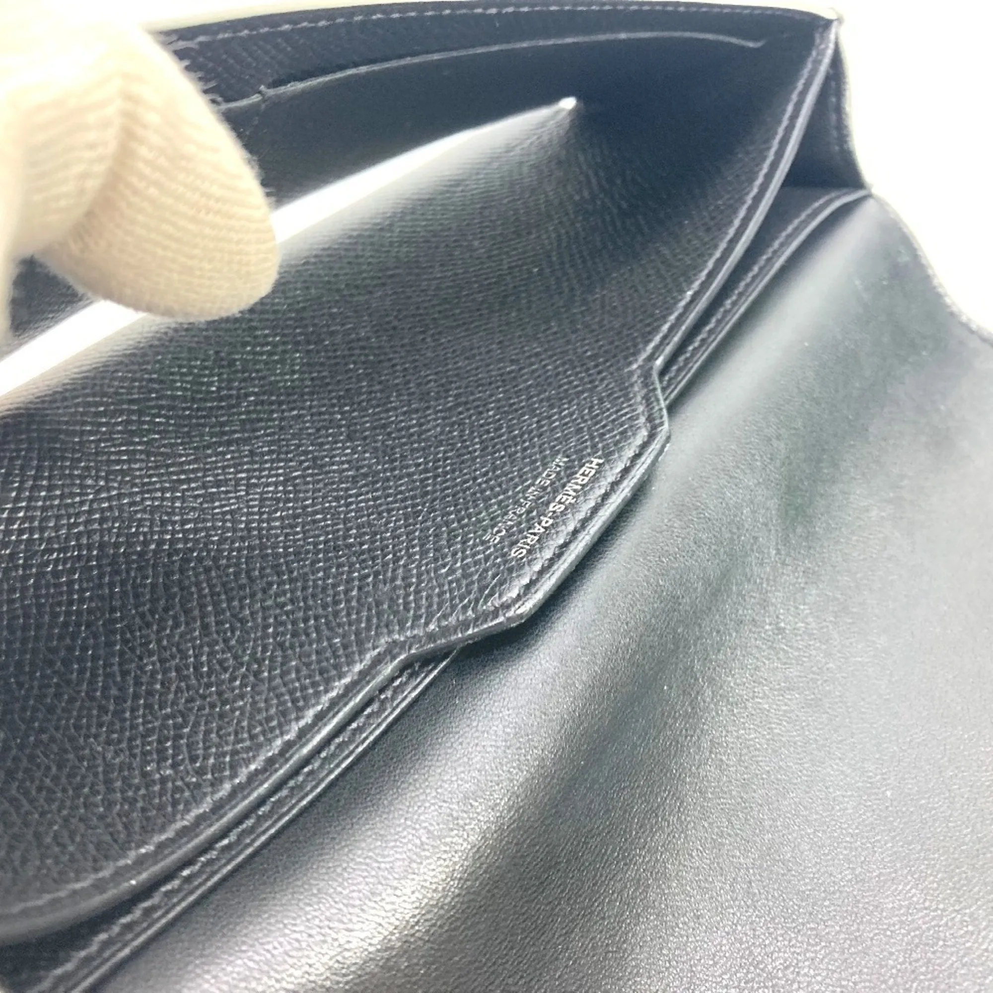 Herms Passant Black Leather Accessories