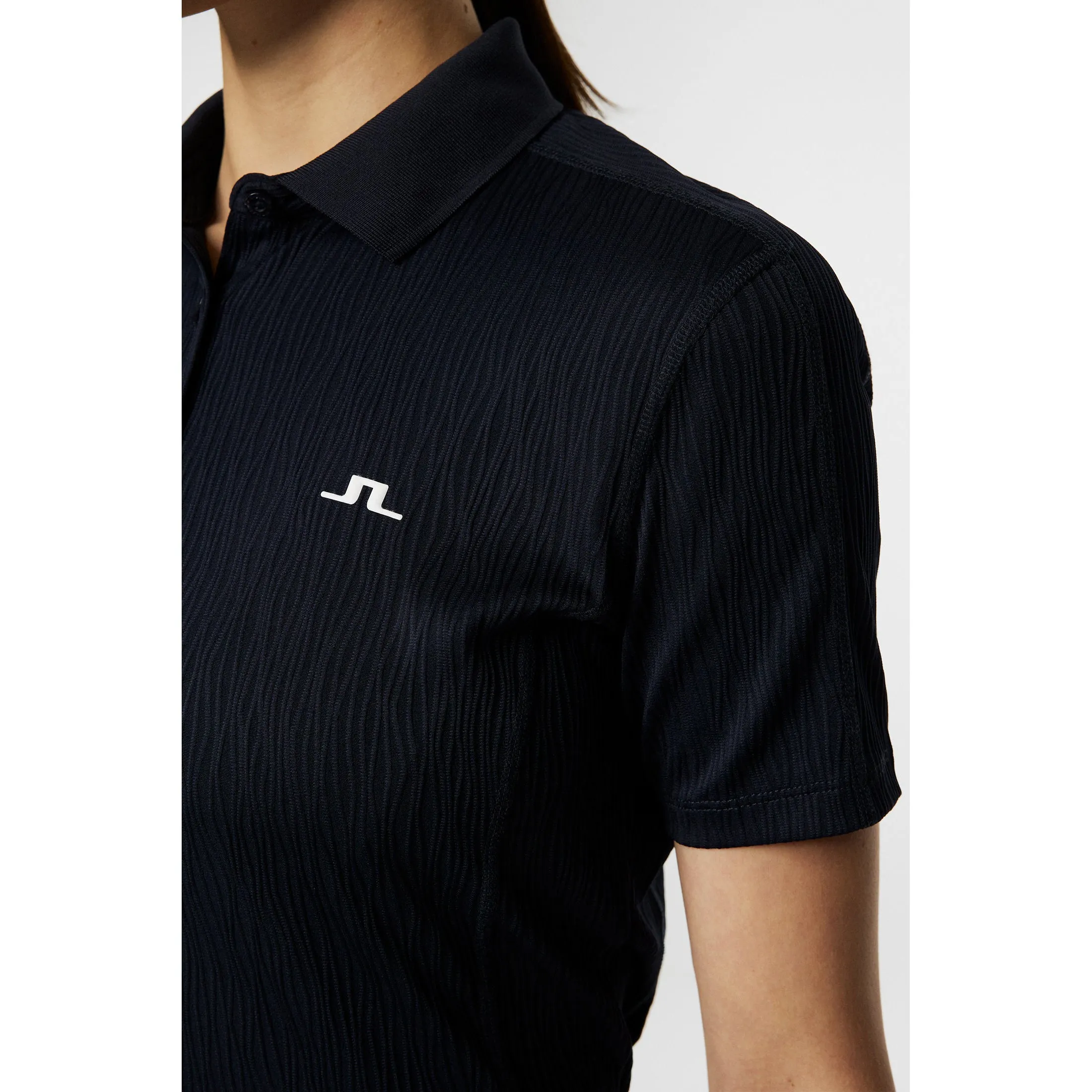J.Lindeberg Women's Izara Golf Polo Shirt - JL Navy
