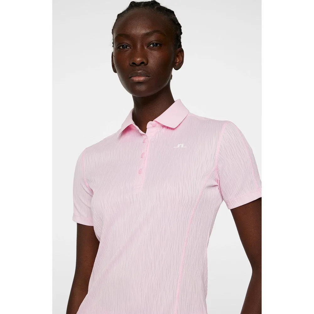 J.Lindeberg Women's Izara Golf Polo Shirt - Nosegrey