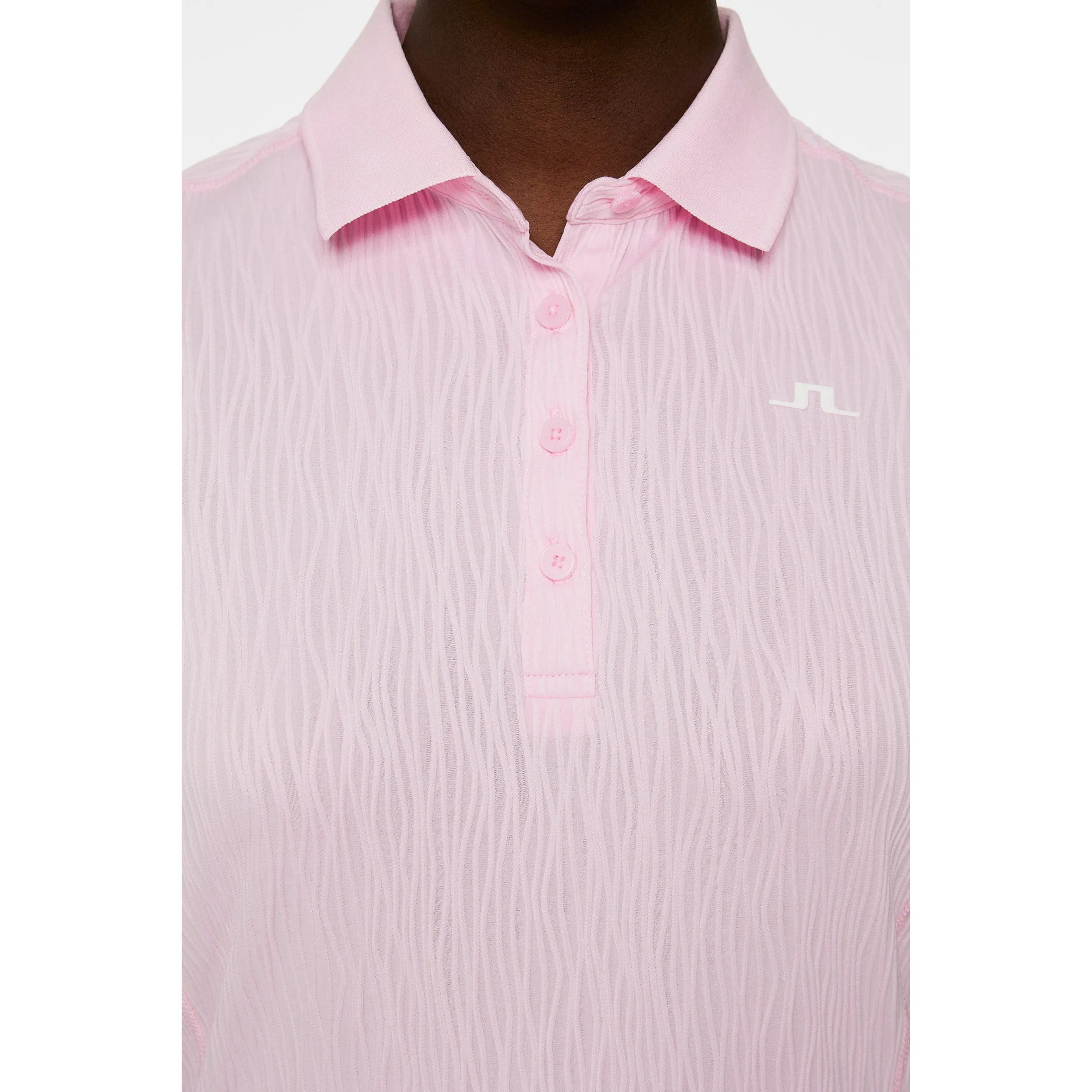 J.Lindeberg Women's Izara Golf Polo Shirt - Nosegrey