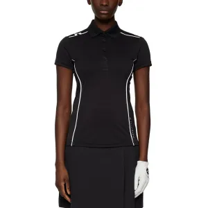 J.Lindeberg Women's Leyla Golf Polo Shirt - Black