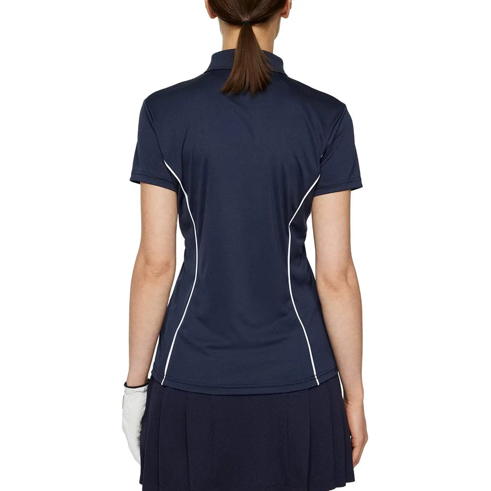 J.Lindeberg Women's Leyla Golf Polo Shirt - JL Navy