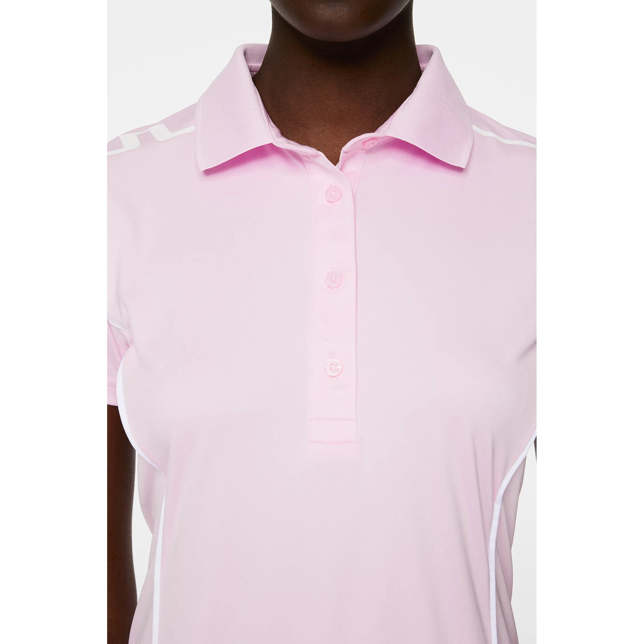 J.Lindeberg Women's Leyla Golf Polo Shirt - Nosegrey